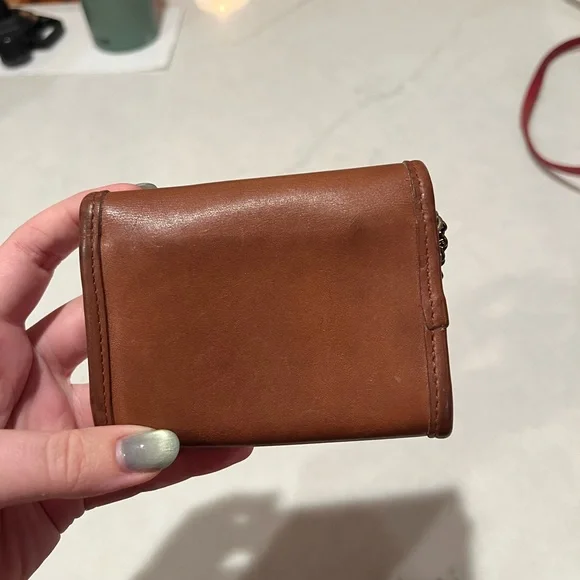 Vintage Coach Multifunction Wallet in British tan - Picture 6 of 8
